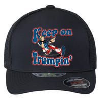 Keep On Trumpin Trump For President 2024 Flexfit Unipanel Trucker Cap