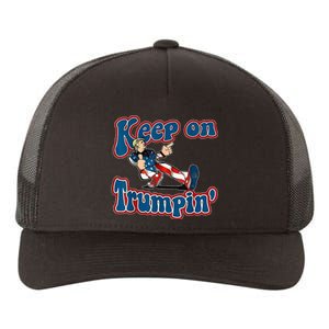 Keep On Trumpin Trump For President 2024 Yupoong Adult 5-Panel Trucker Hat