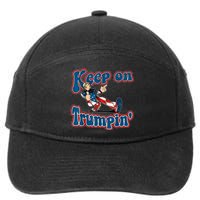 Keep On Trumpin Trump For President 2024 7-Panel Snapback Hat