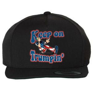 Keep On Trumpin Trump For President 2024 Wool Snapback Cap