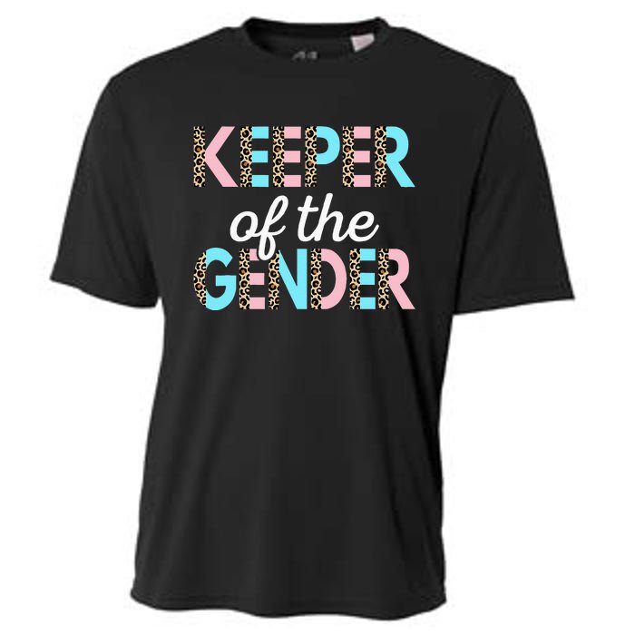 Keeper Of The Gender Baby Shower Gender Reveal Party Cooling Performance Crew T-Shirt