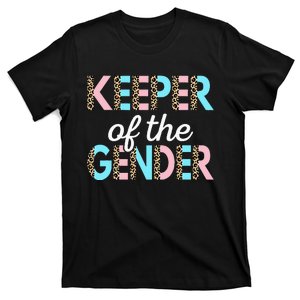 Keeper Of The Gender Baby Shower Gender Reveal Party T-Shirt