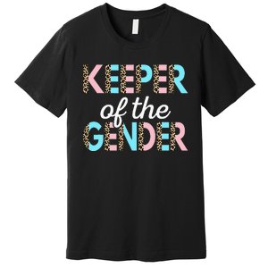 Keeper Of The Gender Baby Shower Gender Reveal Party Premium T-Shirt