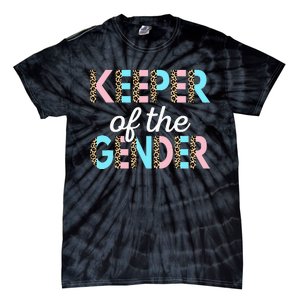 Keeper Of The Gender Baby Shower Gender Reveal Party Tie-Dye T-Shirt