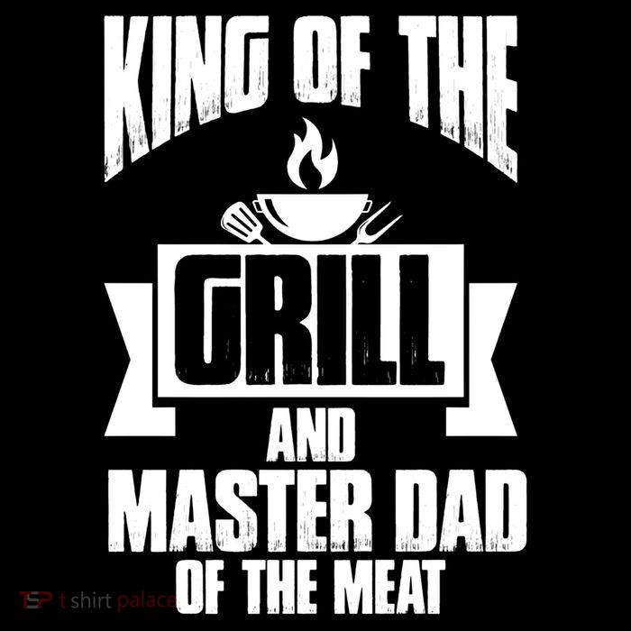 King Of The Grill And Master Dad Of The Meat Funny Gift Sustainable Bucket Hat