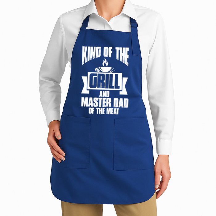 King Of The Grill And Master Dad Of The Meat Funny Gift Apron