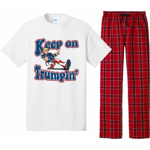 Keep On Trumpin Trump For President 2024 Pajama Set