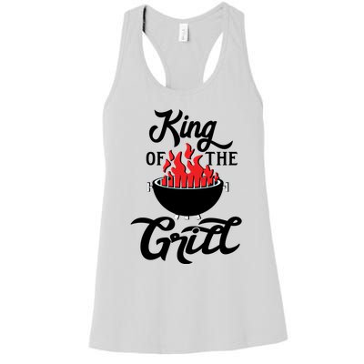 King Of The Grill Bbq Gift Women's Racerback Tank