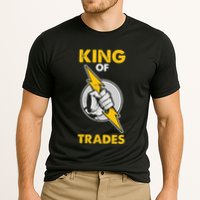 King Of Trades Electrician Cooling Performance Crew T-Shirt