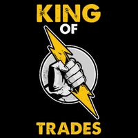 King Of Trades Electrician 7-Panel Snapback Hat