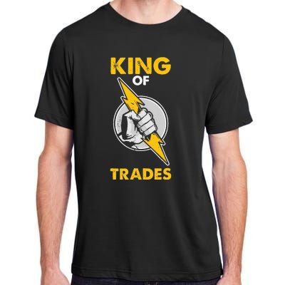 King Of Trades Electrician Adult ChromaSoft Performance T-Shirt