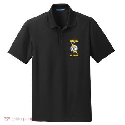 King Of Trades Electrician Dry Zone Grid Polo