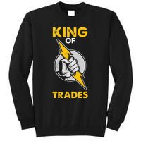 King Of Trades Electrician Tall Sweatshirt