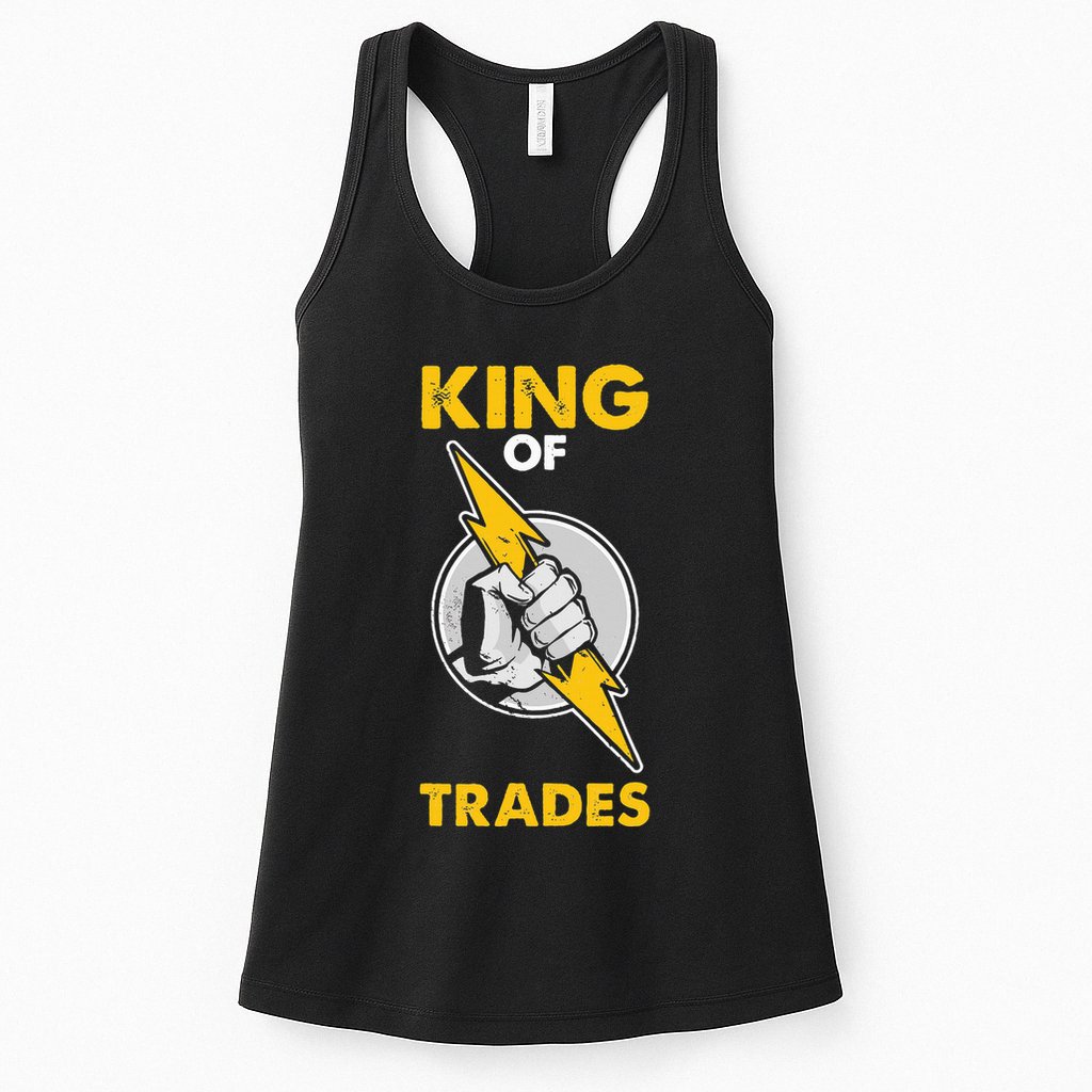 King Of Trades Electrician Womens Tank Top
