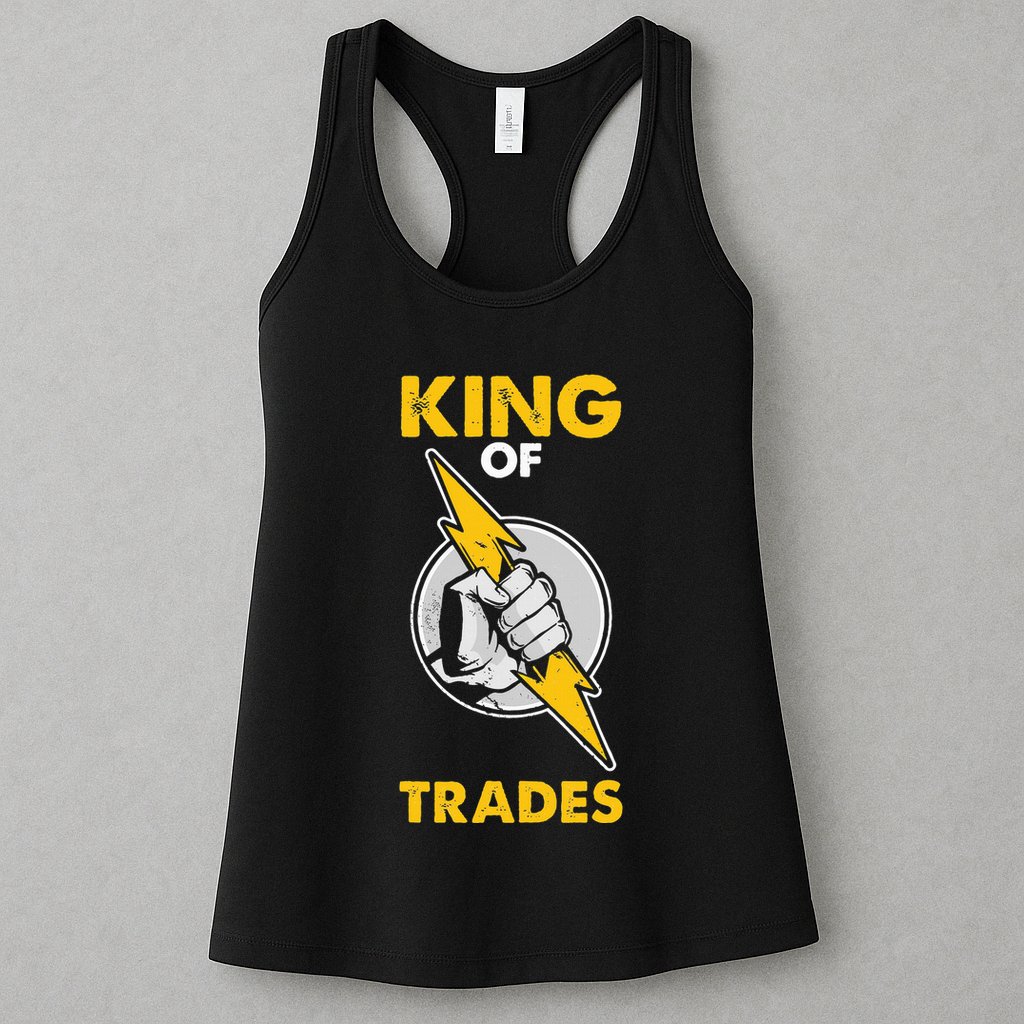 King Of Trades Electrician Womens Tank Top