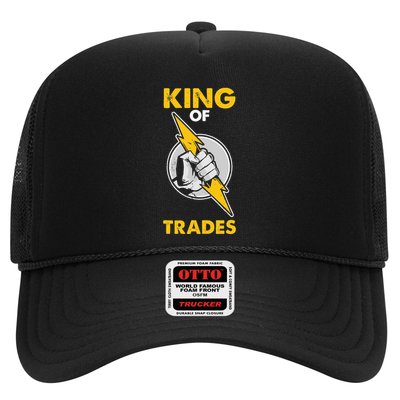 King Of Trades Electrician Trucker Hat