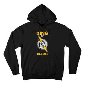 King Of Trades Electrician Tall Hoodie