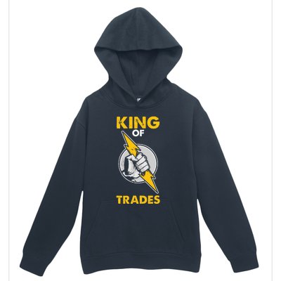 King Of Trades Electrician Urban Pullover Hoodie