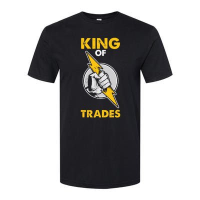 King Of Trades Electrician Softstyle CVC T-Shirt