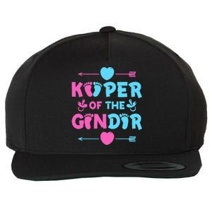 Keeper of the Gender Baby Party Gender Reveal Announcement Wool Snapback Cap