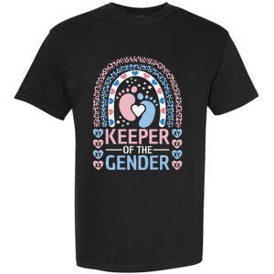 Keeper Of The Gender Reveal Announcement Baby Shower Party Garment-Dyed Heavyweight T-Shirt