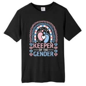 Keeper Of The Gender Reveal Announcement Baby Shower Party Tall Fusion ChromaSoft Performance T-Shirt