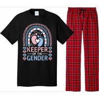 Keeper Of The Gender Reveal Announcement Baby Shower Party Pajama Set