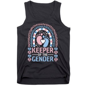 Keeper Of The Gender Reveal Announcement Baby Shower Party Tank Top