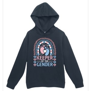 Keeper Of The Gender Reveal Announcement Baby Shower Party Urban Pullover Hoodie