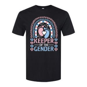 Keeper Of The Gender Reveal Announcement Baby Shower Party Softstyle CVC T-Shirt