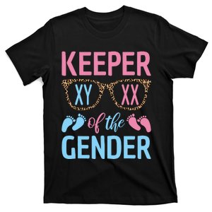 Keeper Of The Gender Baby Shower Gender Reveal Party Outfit T-Shirt