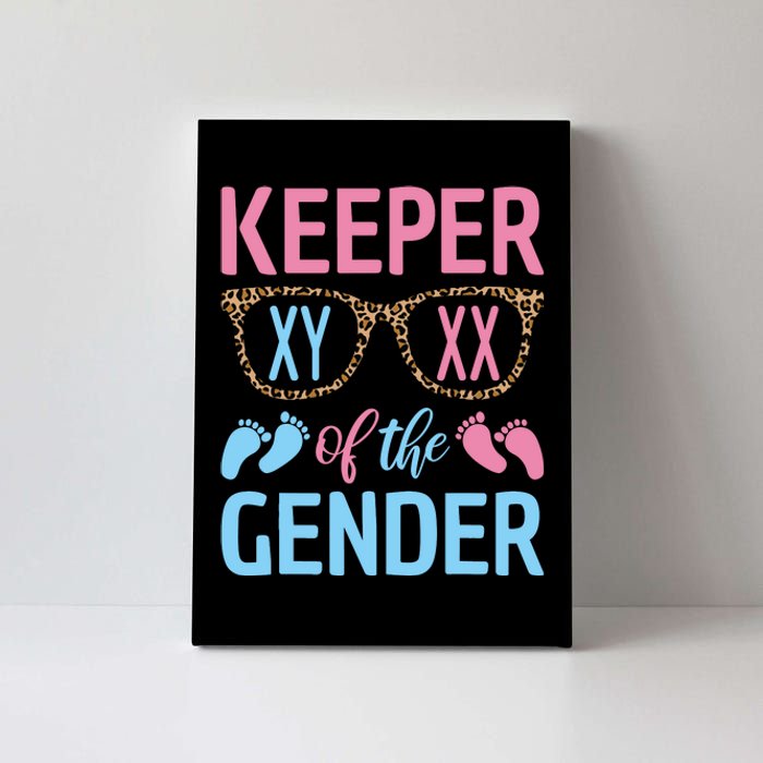 Keeper Of The Gender Baby Shower Gender Reveal Party Outfit Canvas