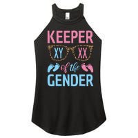 Keeper Of The Gender Baby Shower Gender Reveal Party Outfit Women's Perfect Tri Rocker Tank