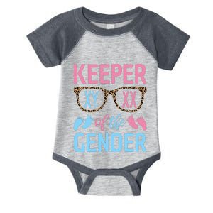 Keeper Of The Gender Baby Shower Gender Reveal Party Outfit Infant Baby Jersey Bodysuit