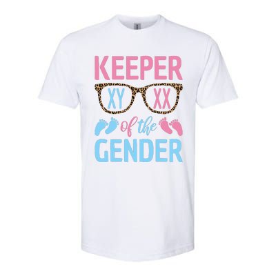 Keeper Of The Gender Baby Shower Gender Reveal Party Outfit Softstyle® CVC T-Shirt