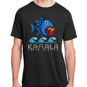 Kamala Over Trump Blue Wave Big Fish Eats Small Fish Adult ChromaSoft Performance T-Shirt