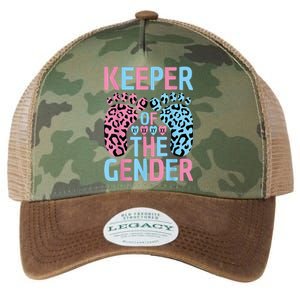 Keeper Of The Gender Reveal Announcement Baby Shower Party Legacy Tie Dye Trucker Hat