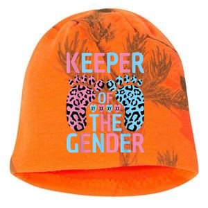 Keeper Of The Gender Reveal Announcement Baby Shower Party Kati - Camo Knit Beanie