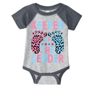 Keeper Of The Gender Reveal Announcement Baby Shower Party Infant Baby Jersey Bodysuit