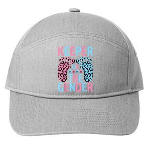 Keeper Of The Gender Reveal Announcement Baby Shower Party 7-Panel Snapback Hat