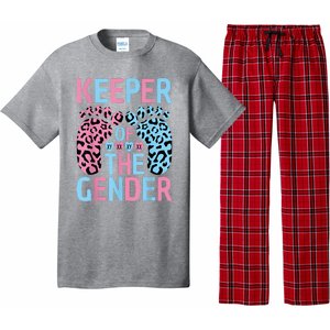 Keeper Of The Gender Reveal Announcement Baby Shower Party Pajama Set