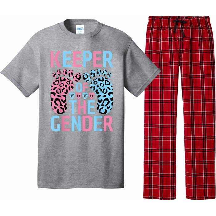 Keeper Of The Gender Reveal Announcement Baby Shower Party Pajama Set