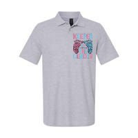 Keeper Of The Gender Reveal Announcement Baby Shower Party Softstyle Adult Sport Polo