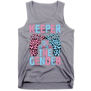 Keeper Of The Gender Reveal Announcement Baby Shower Party Tank Top