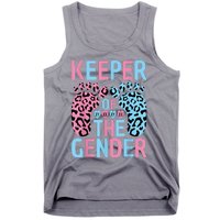 Keeper Of The Gender Reveal Announcement Baby Shower Party Tank Top