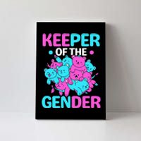 Keeper Of The Gender Gender Reveal Party Pregnancy Canvas