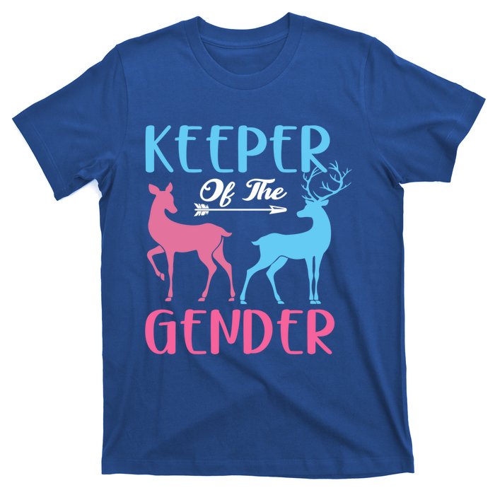 Keeper Of The Gender Buck Or Doe Gender Reveal Party Gift T-Shirt