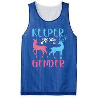 Keeper Of The Gender Buck Or Doe Gender Reveal Party Gift Mesh Reversible Basketball Jersey Tank