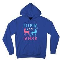 Keeper Of The Gender Buck Or Doe Gender Reveal Party Gift Tall Hoodie