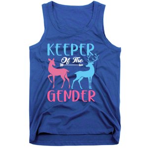 Keeper Of The Gender Buck Or Doe Gender Reveal Party Gift Tank Top